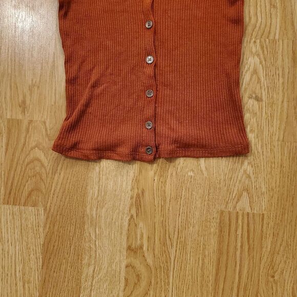 Project Social T Button Front Ribbed Tee sz Small - Picture 6 of 11